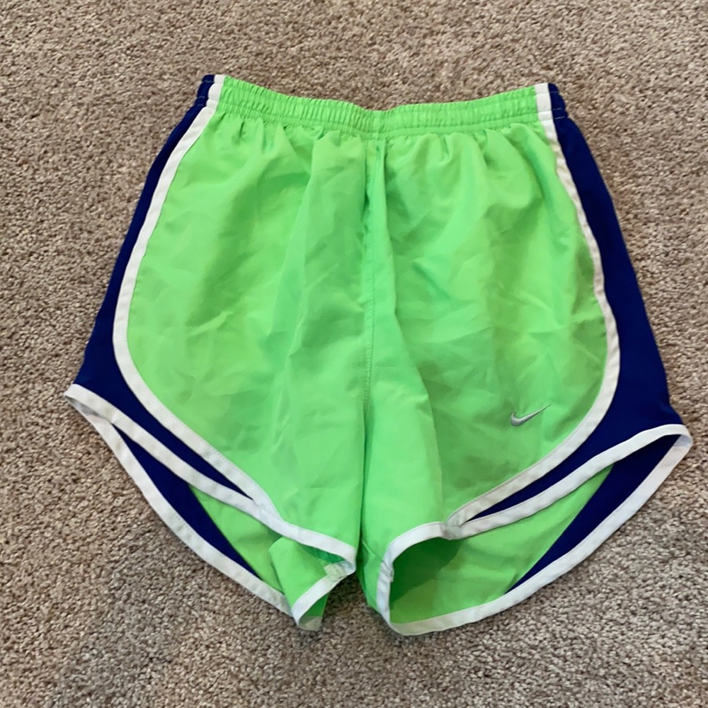 Green Nike Dri-Fit Shorts